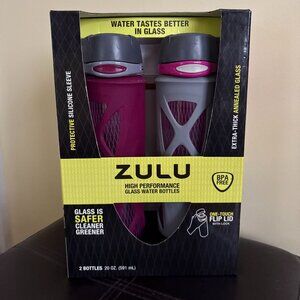 Glass waterbottle set